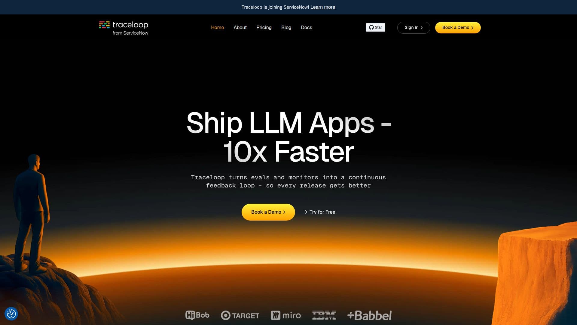 Traceloop - منصة موثوقية LLM screenshot