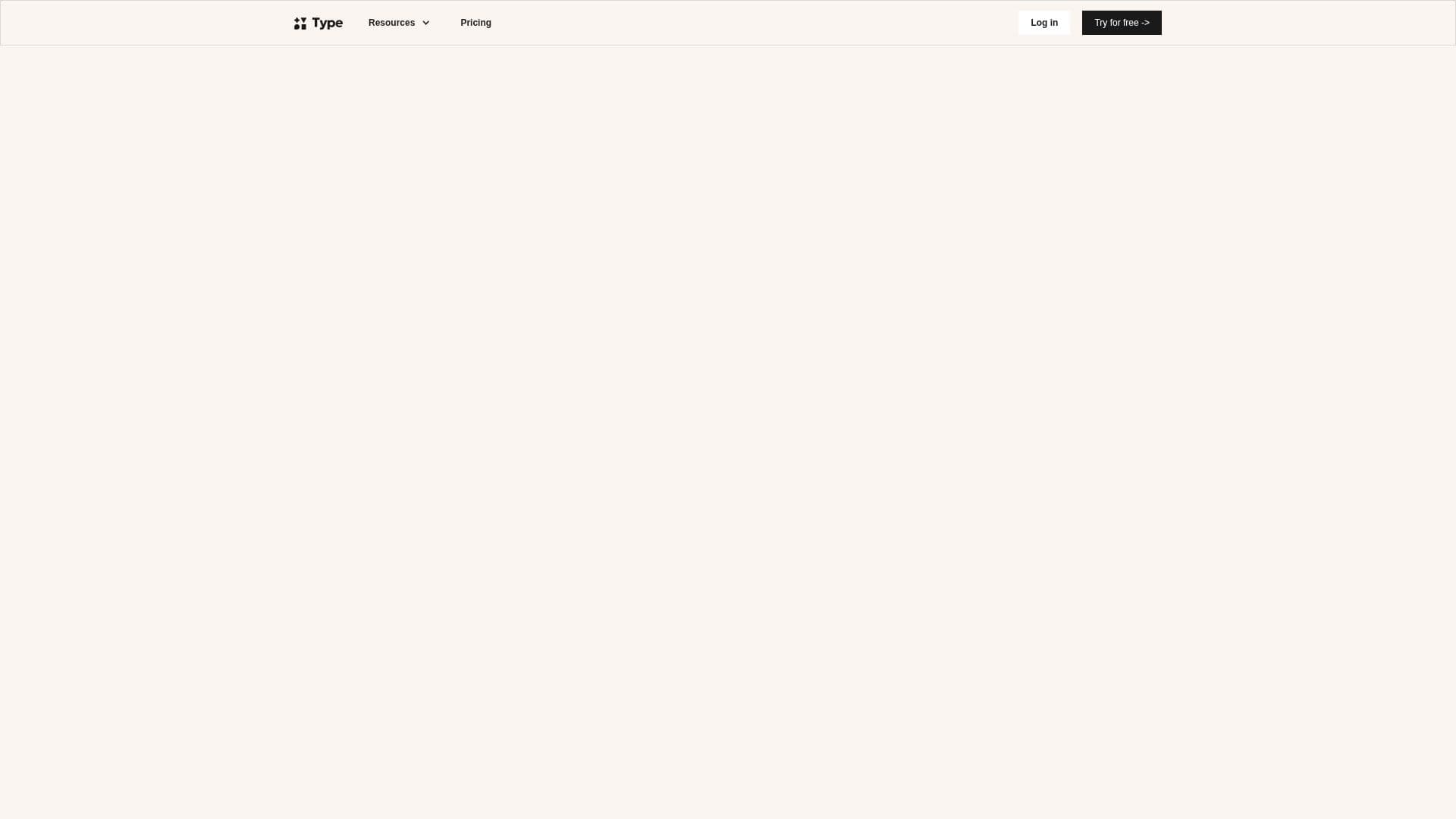 لقطة شاشة لـ Type.ai: كاتب ومحرر كتب مدعوم بالذكاء الاصطناعي