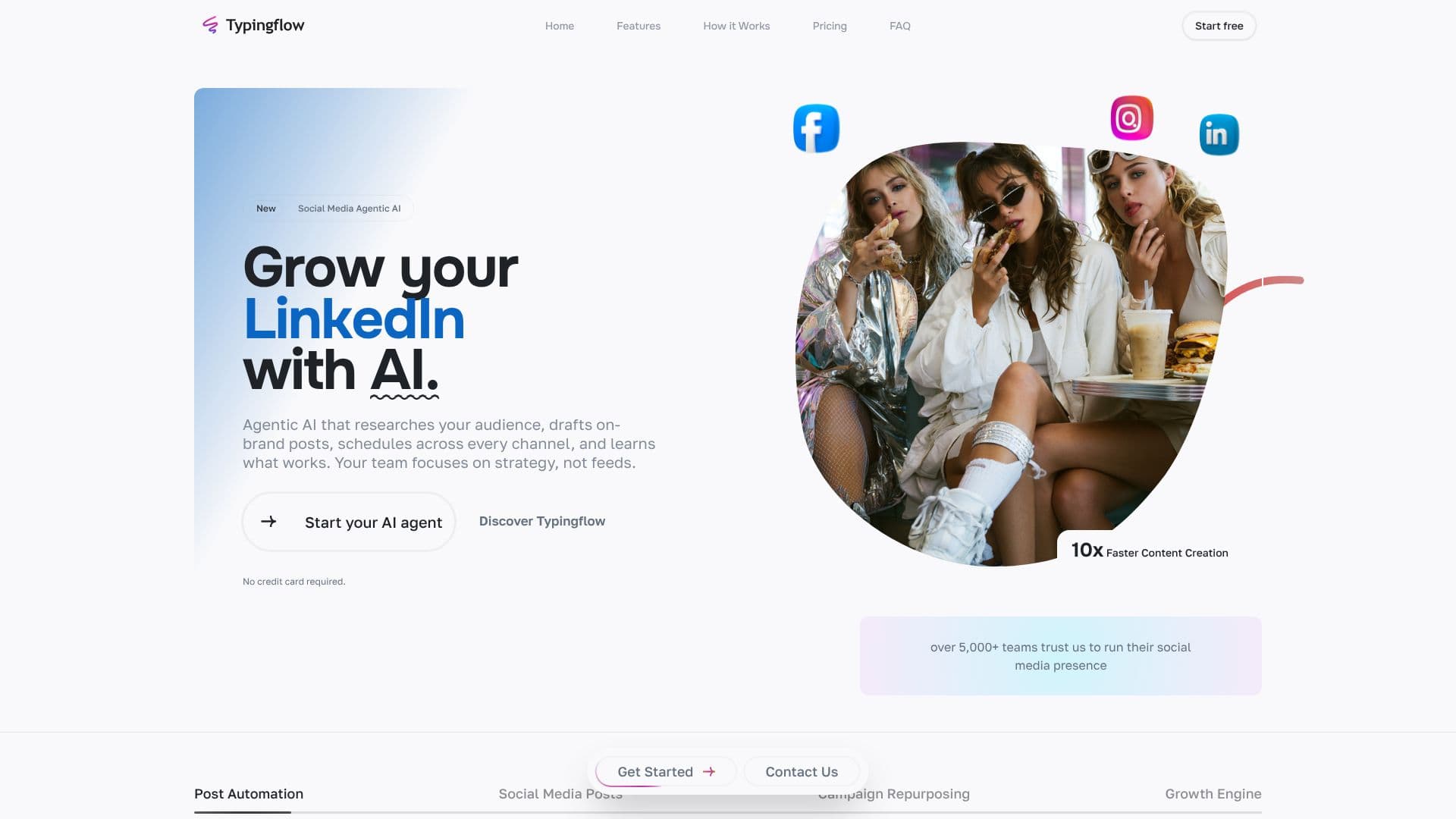 Typingflow - Social Media AI screenshot