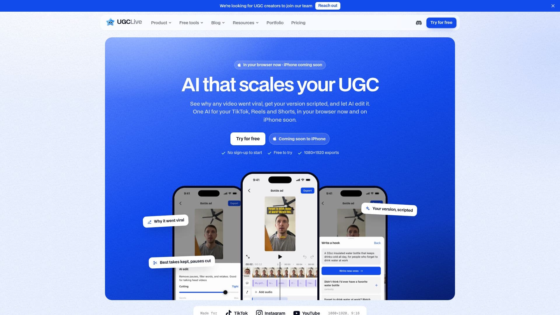لقطة شاشة لـ UGCLive