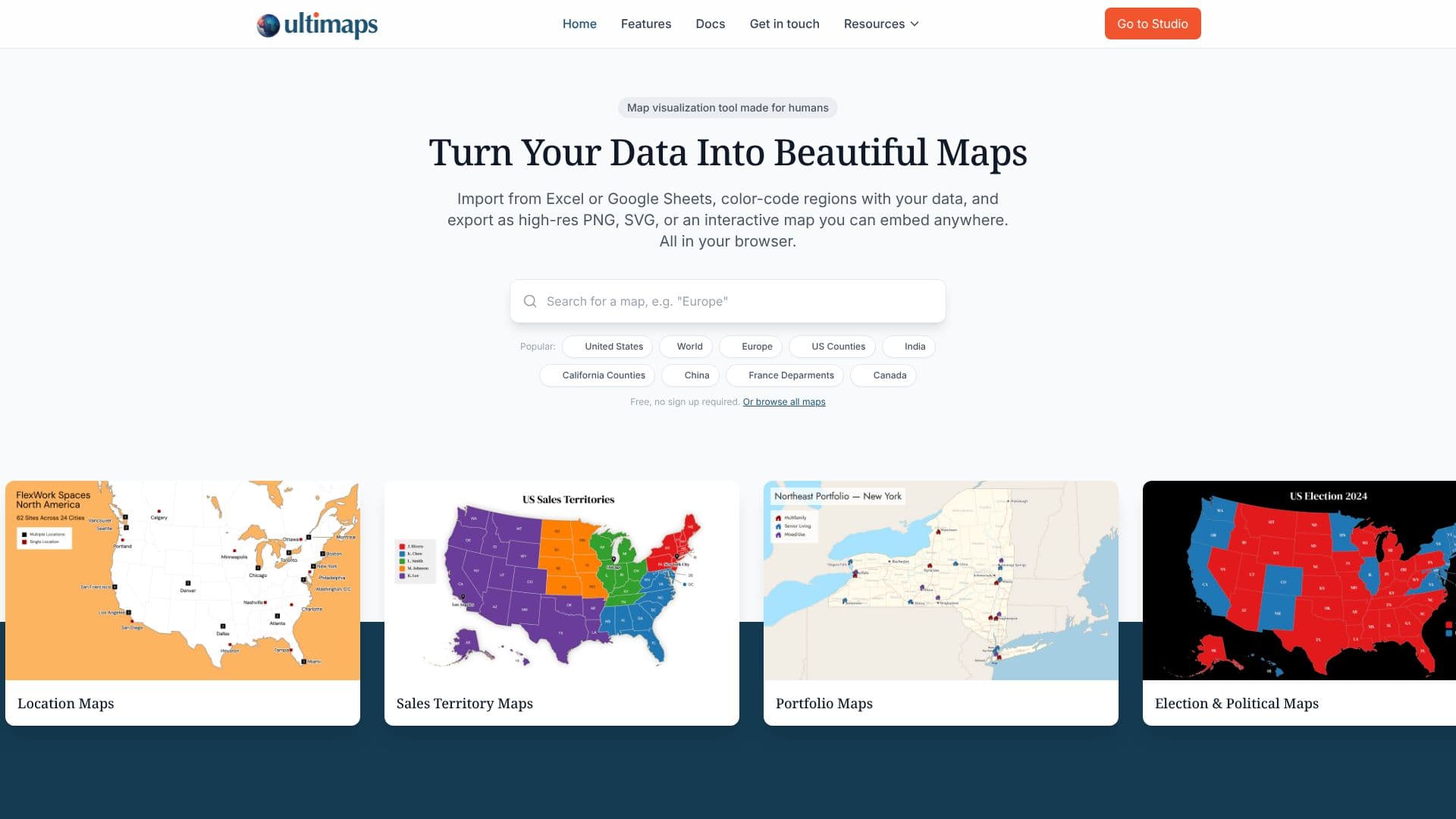 Ultimaps screenshot