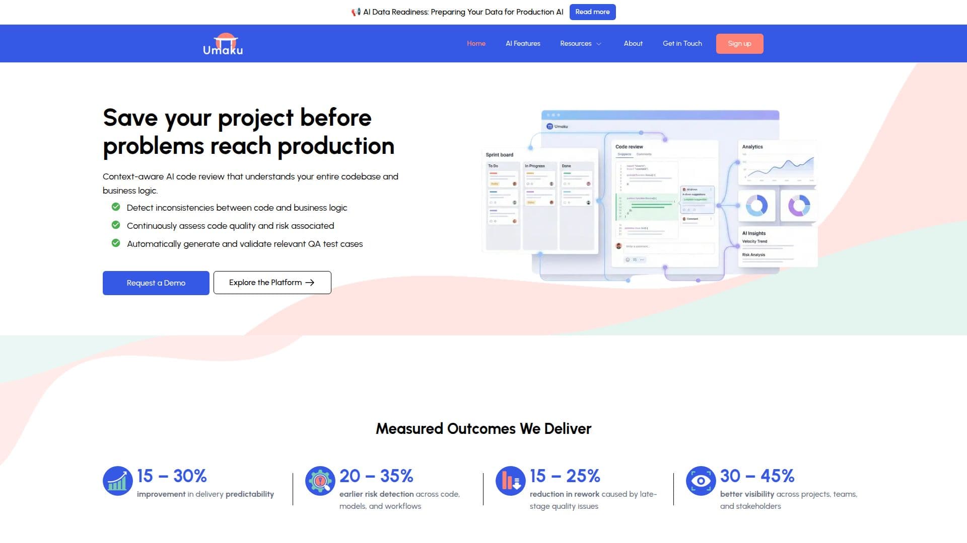Umaku — Платформа для разработки продуктов на основе ИИ screenshot