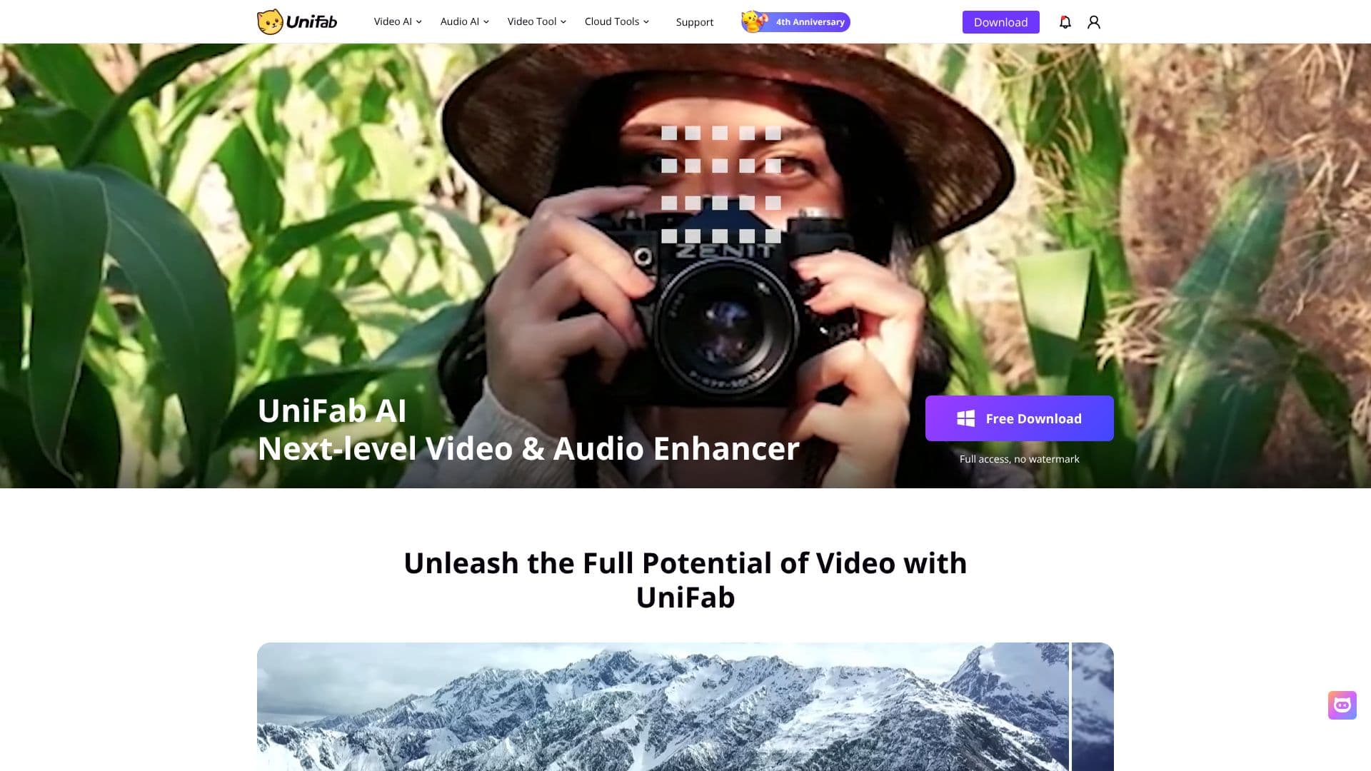 Tangkapan layar UniFab AI