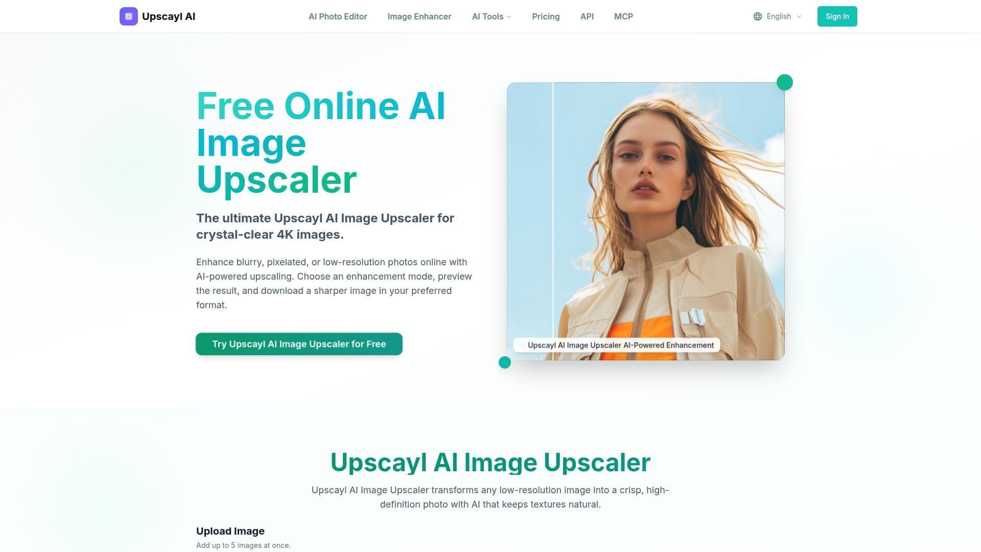 Upscayl AI 이미지 업스케일러 스크린샷
