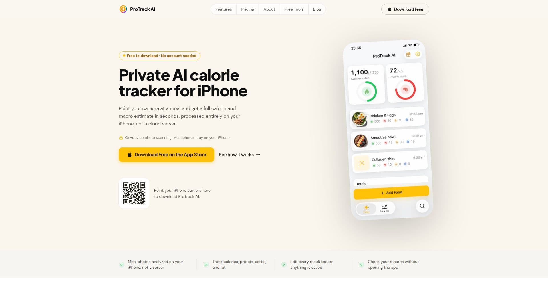 ProTrack AI screenshot