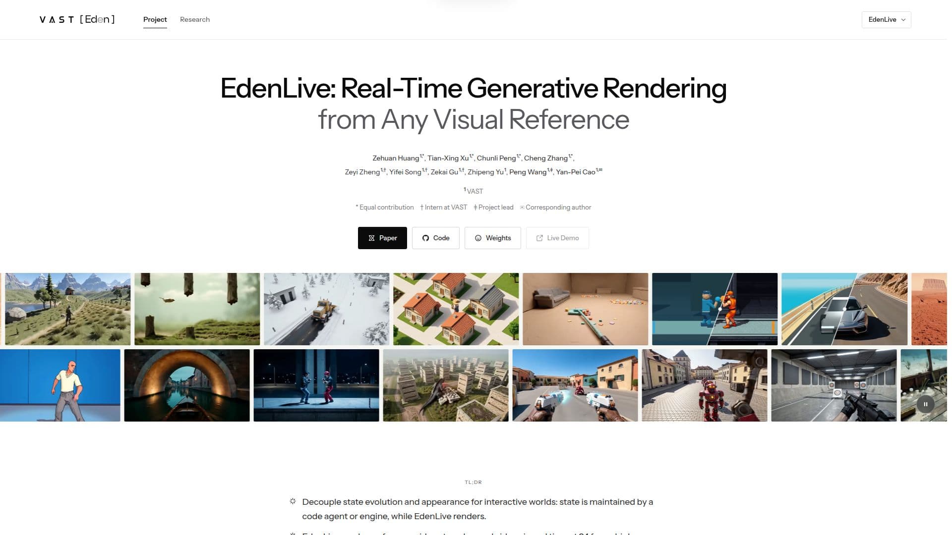 EdenLive のスクリーンショット