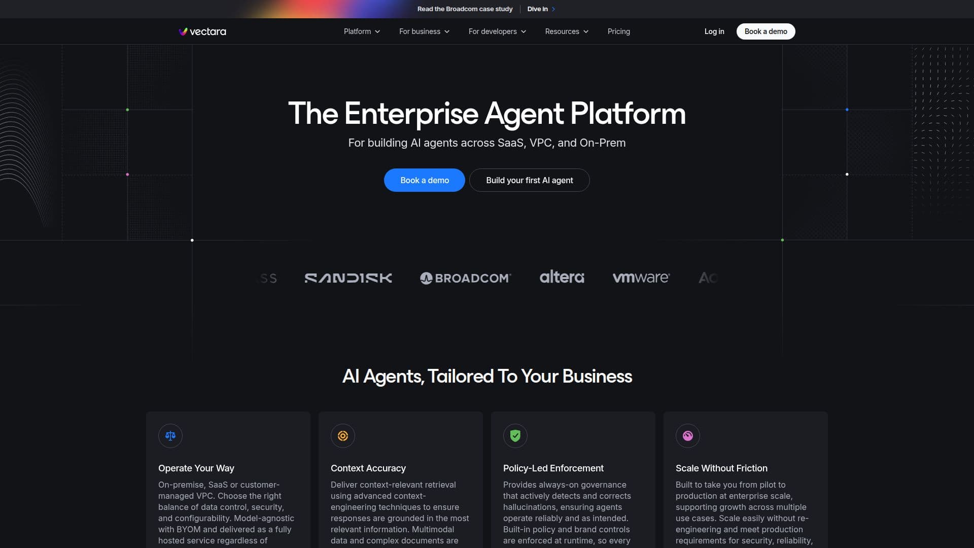 Vectara screenshot