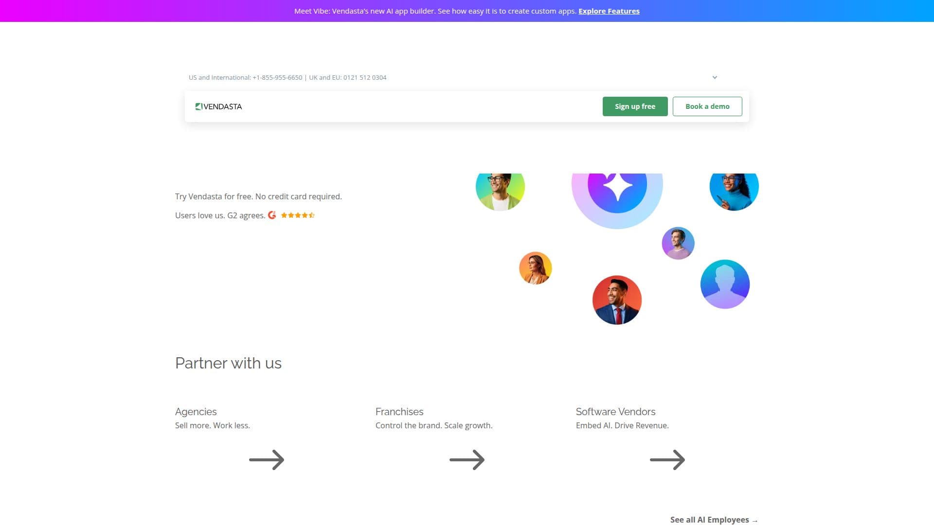 Vendasta screenshot