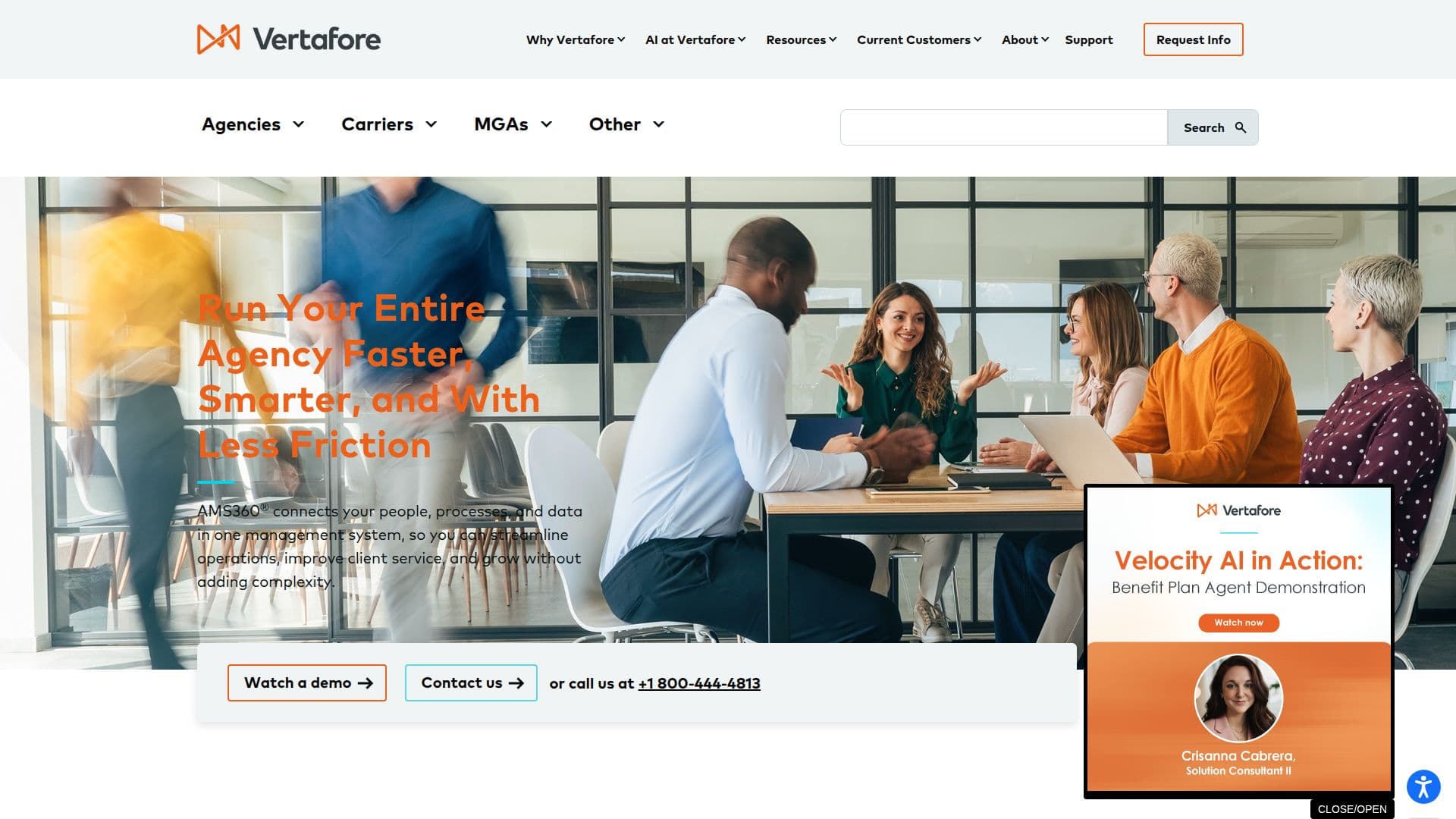 Vertafore AMS360 screenshot