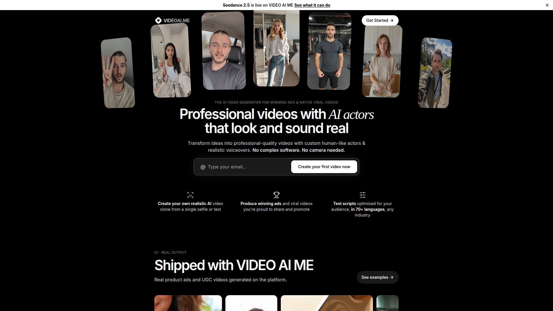 Capture d’écran de VIDEO AI ME