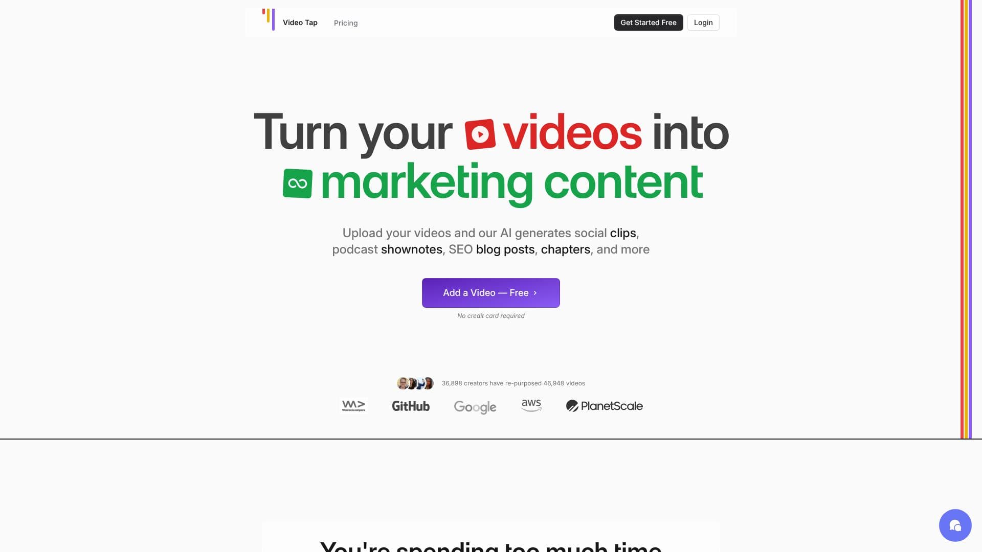 Video Tap screenshot