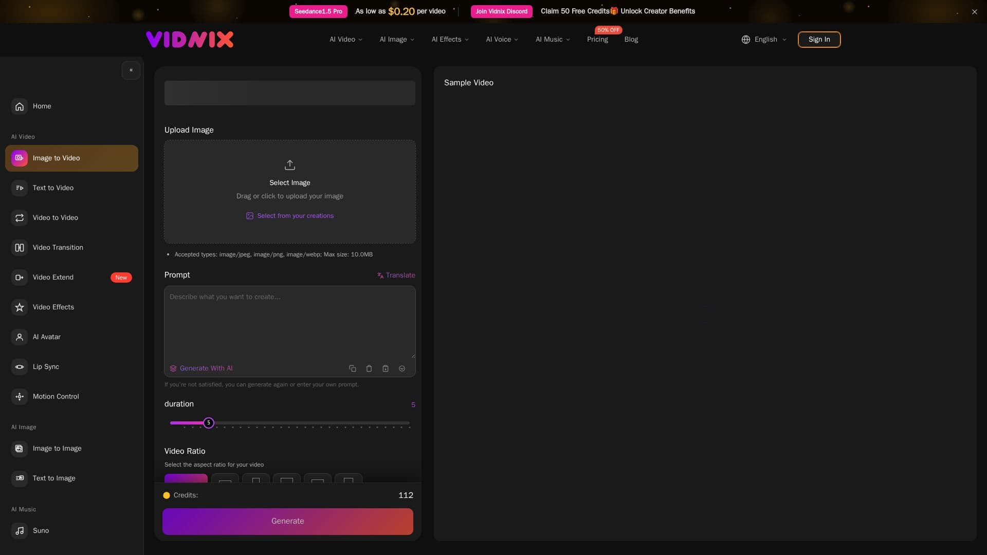 Vidnix AI screenshot