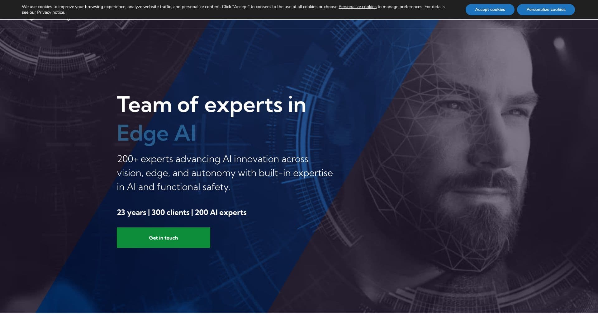 Screenshot von Visage Technologies