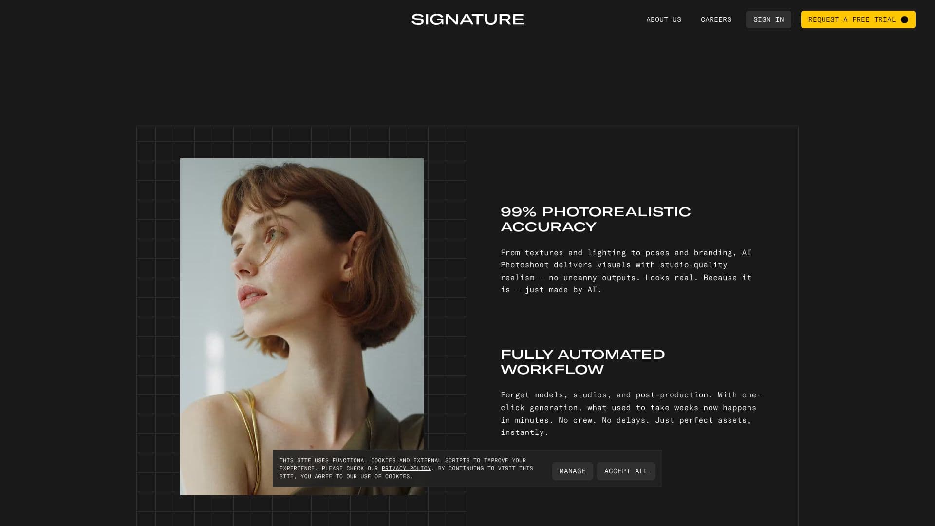 Capture d’écran de Signature AI