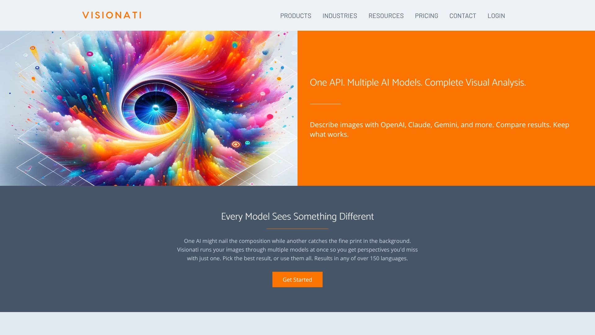 Visionati screenshot