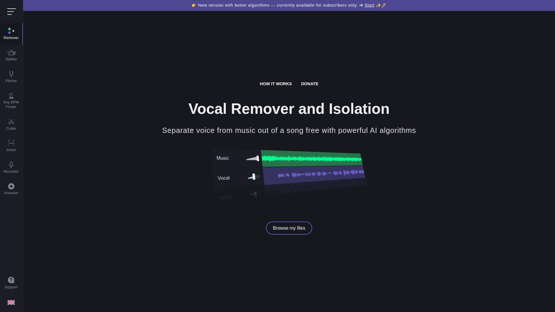 Vocal Remover und Isolation [AI] screenshot