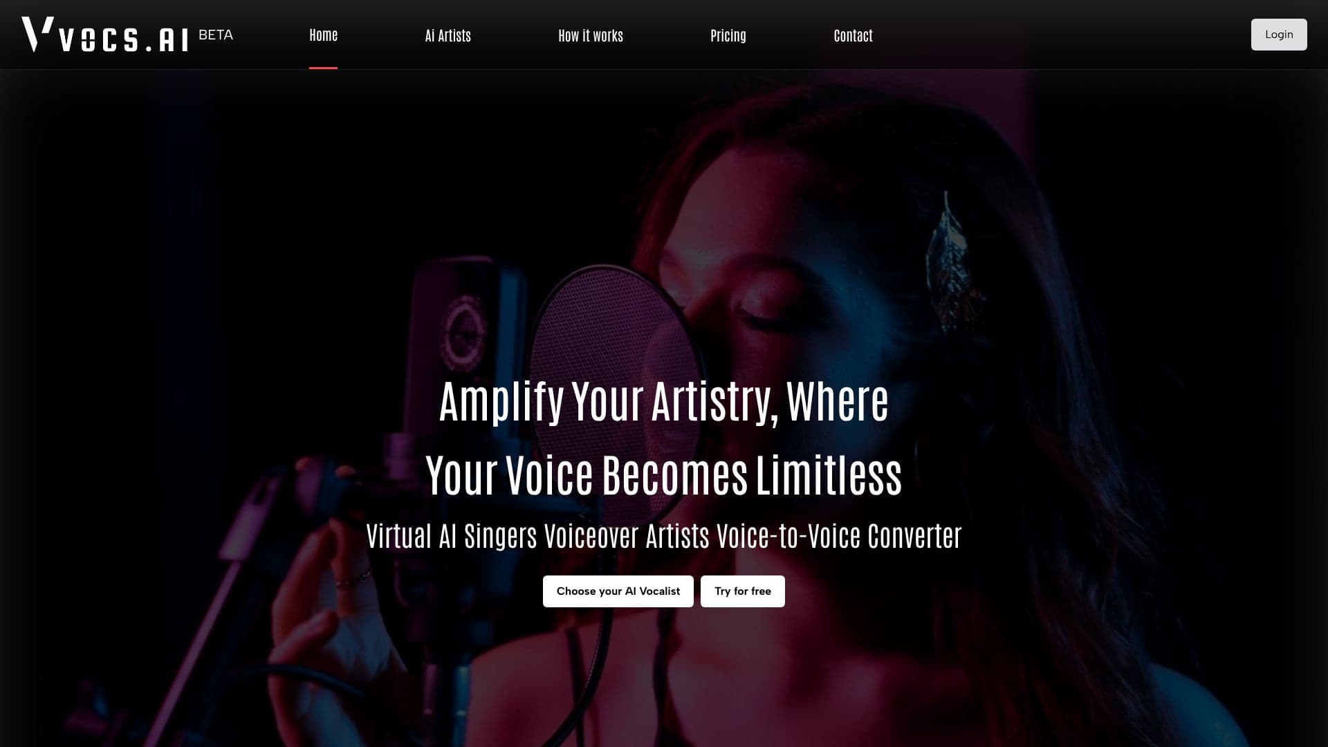 Vocs AI screenshot