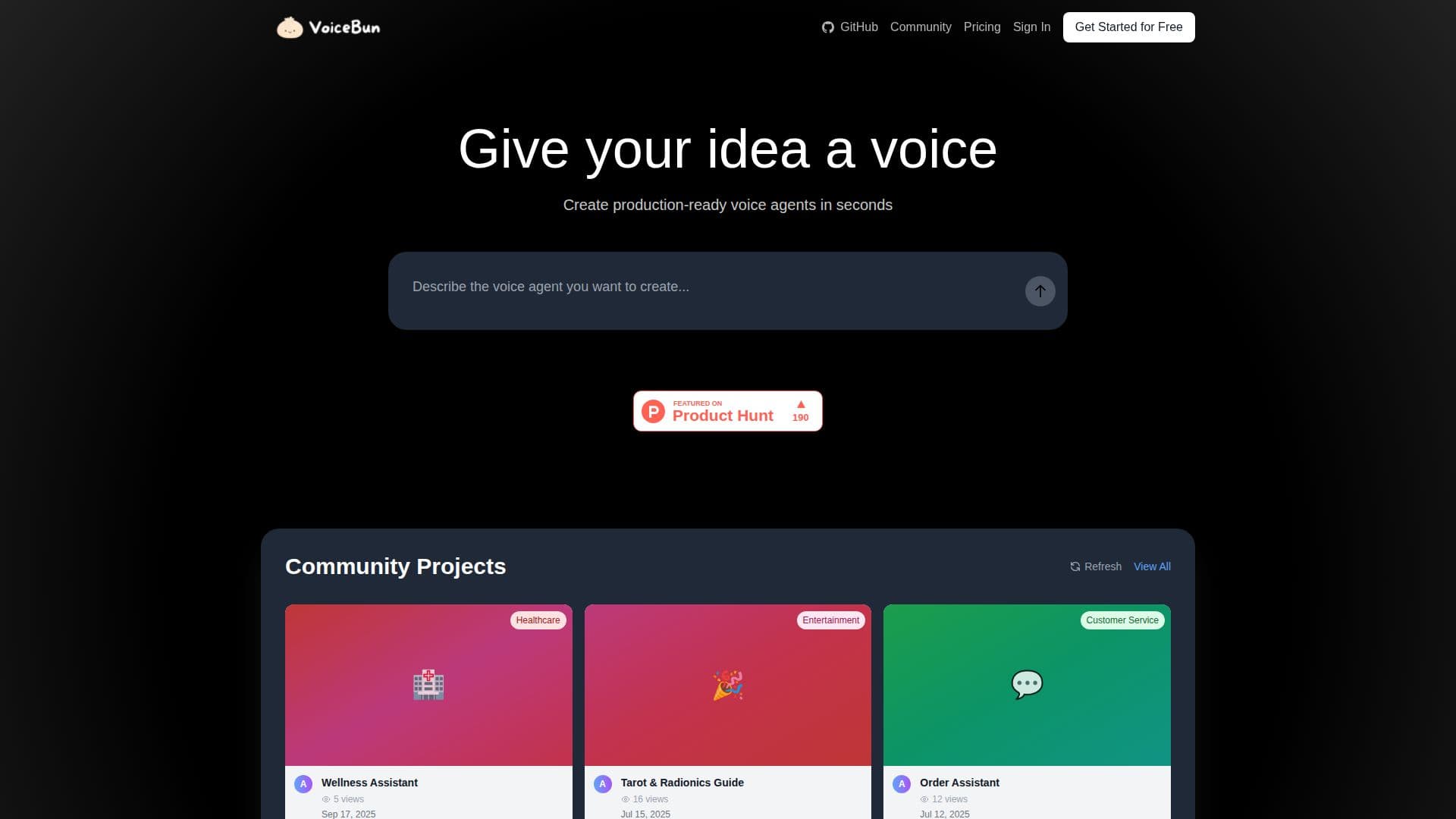 VoiceBun screenshot
