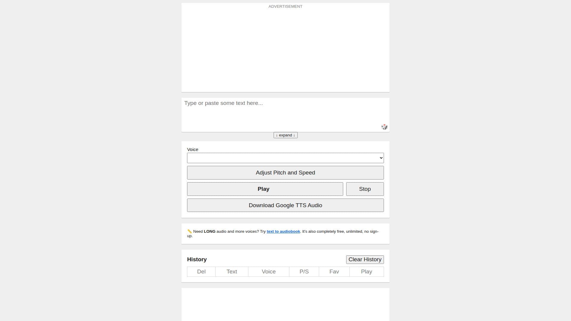 VoiceGenerator.io screenshot