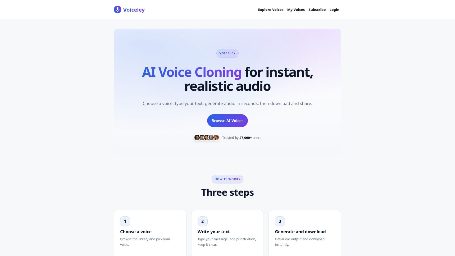 Voiceley 스크린샷