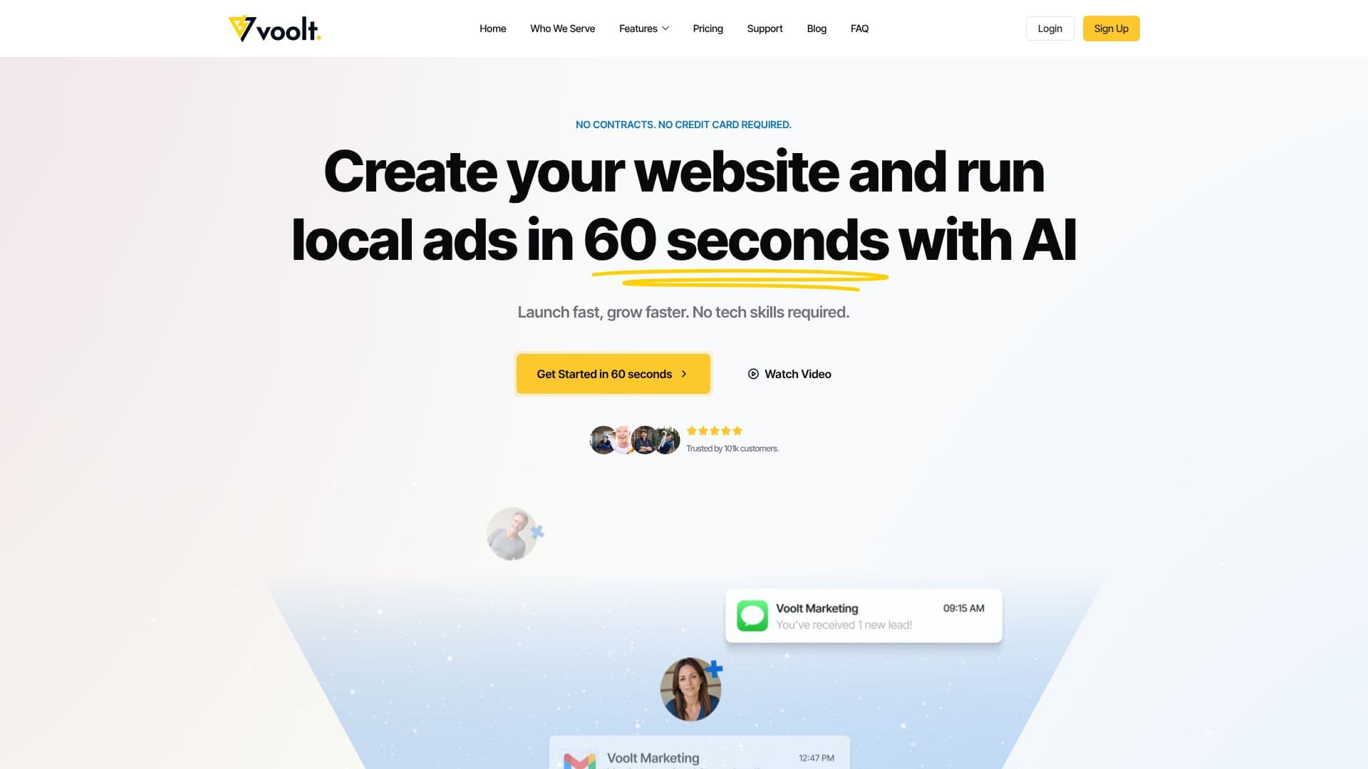 Capture d’écran de Voolt AI Ads