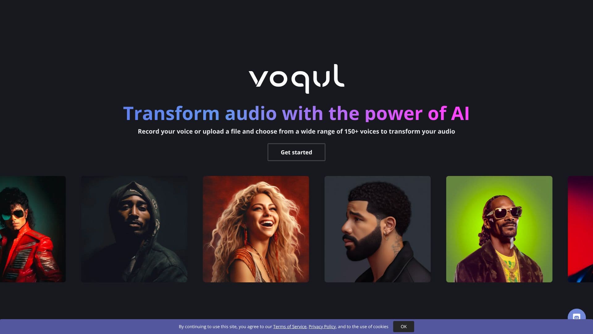 Capture d’écran de Voqul AI Voice Changer