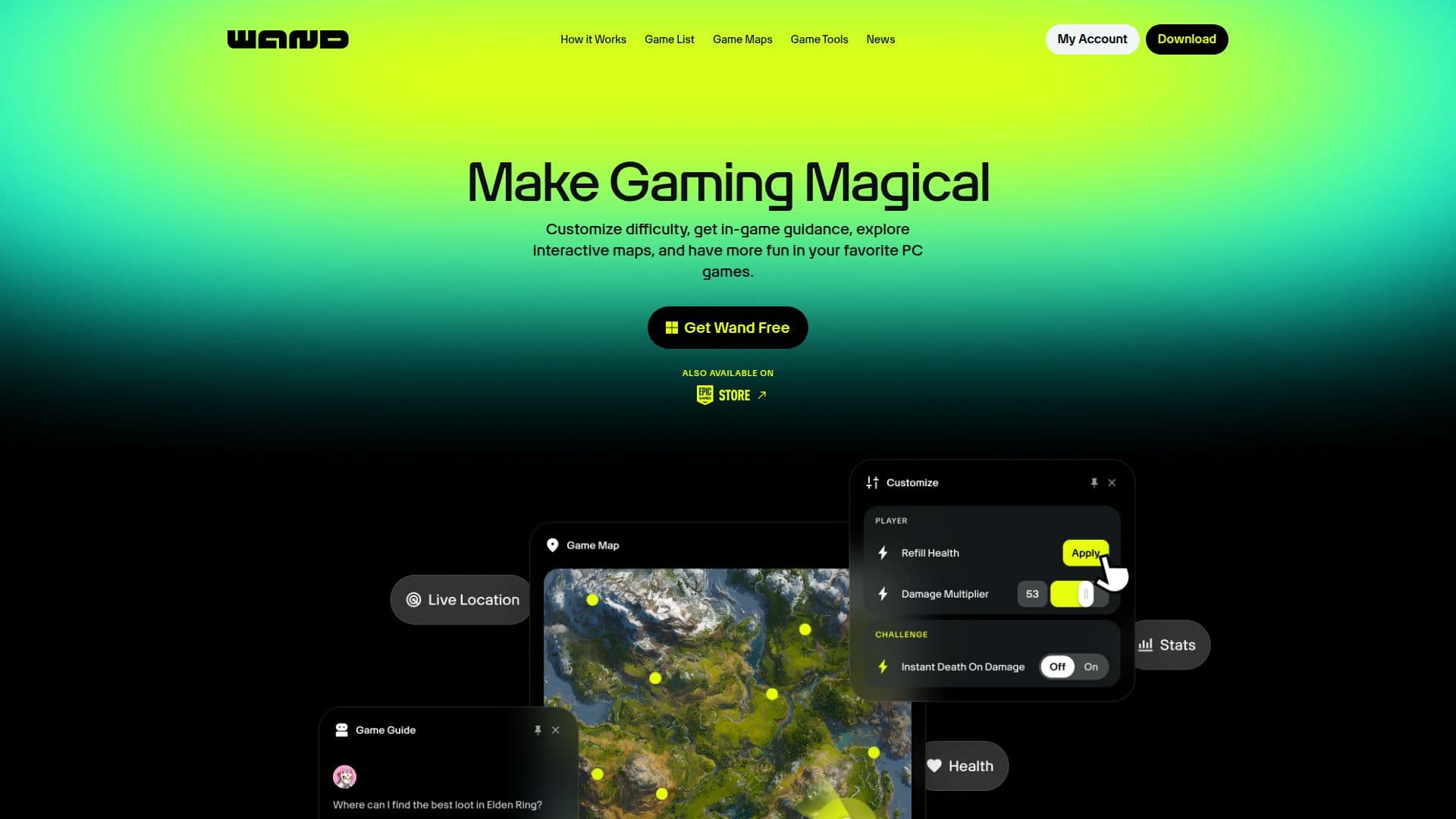 Wand screenshot