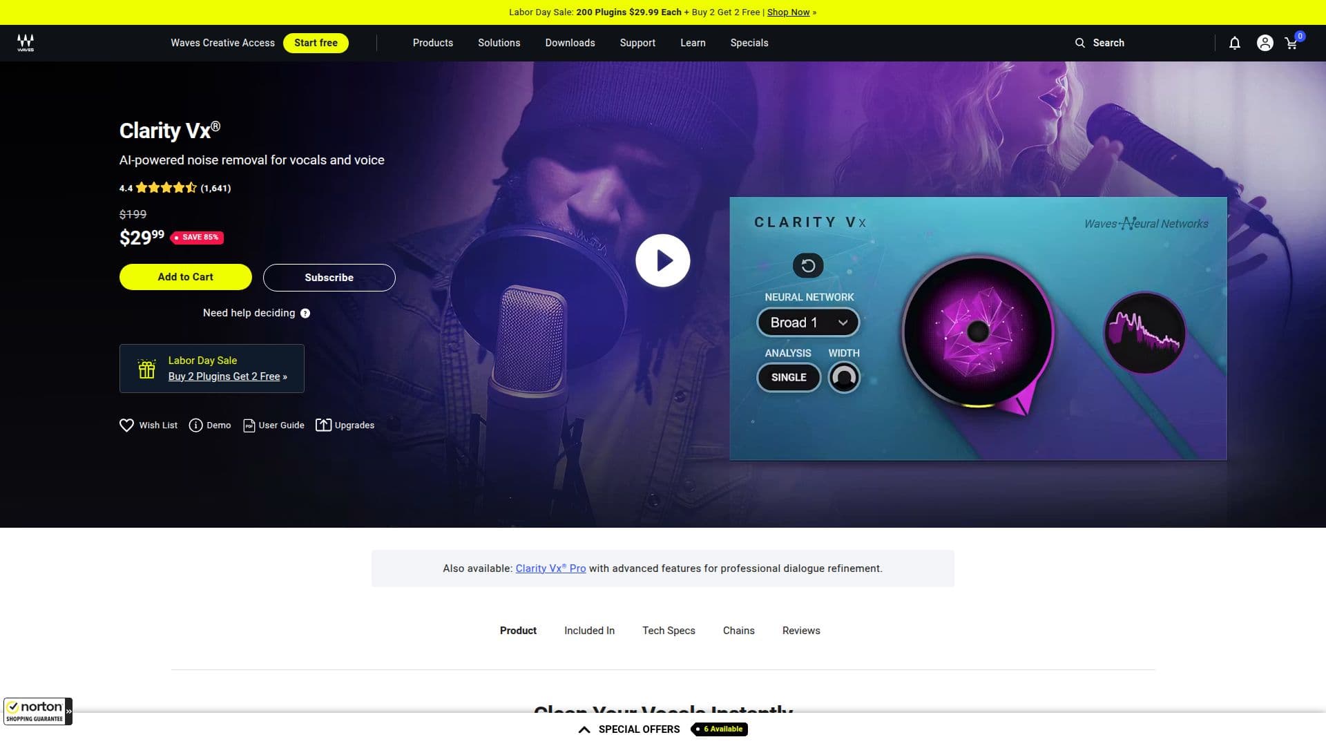 Clarity Vx® screenshot