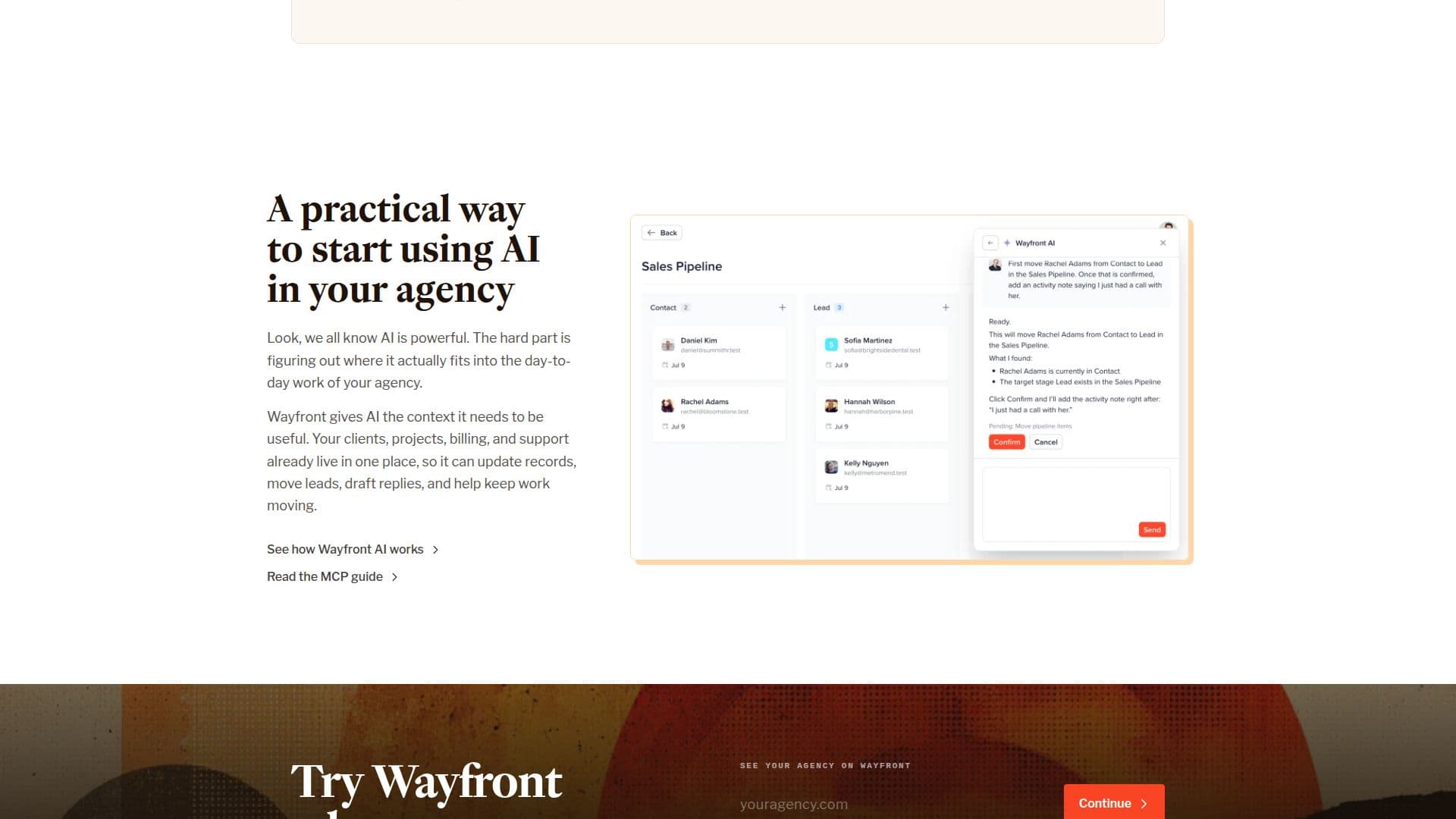 لقطة شاشة لـ Wayfront