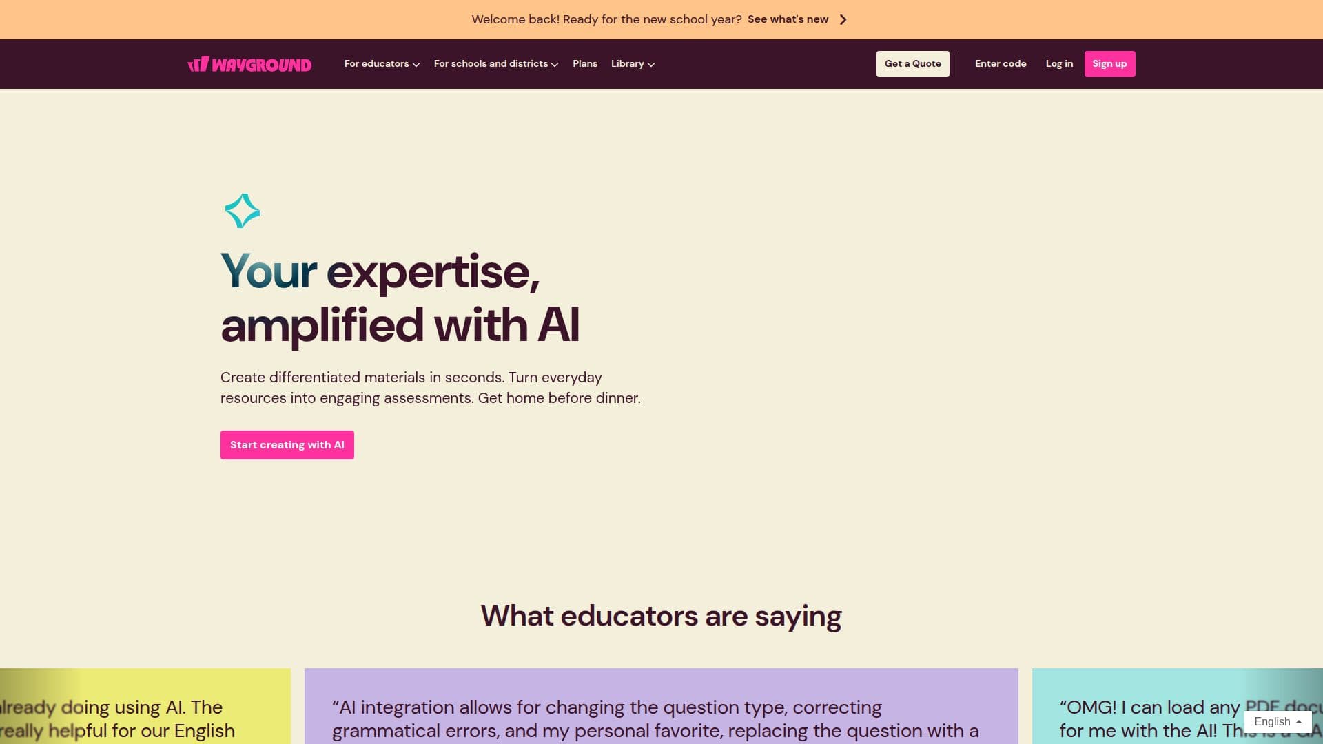 Quizizz AI by Wayground screenshot
