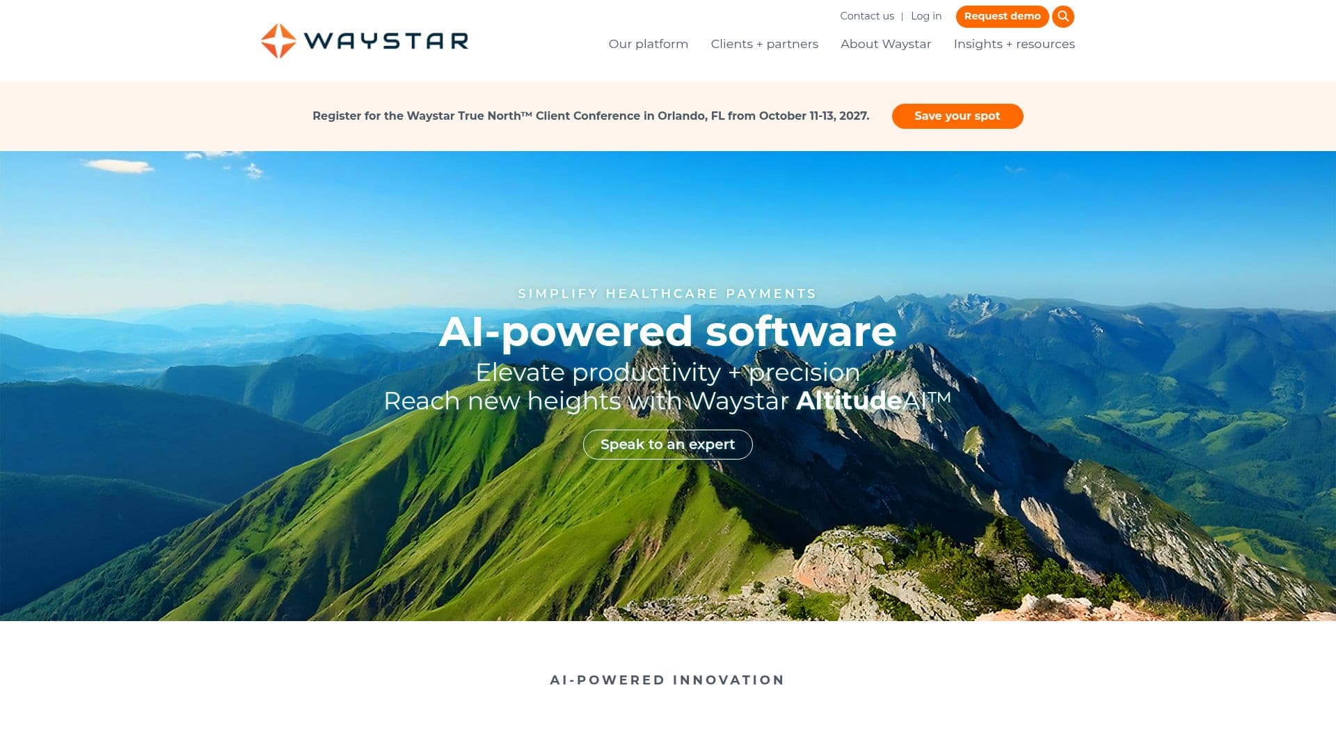Waystar Healthcare Solutions screenshot