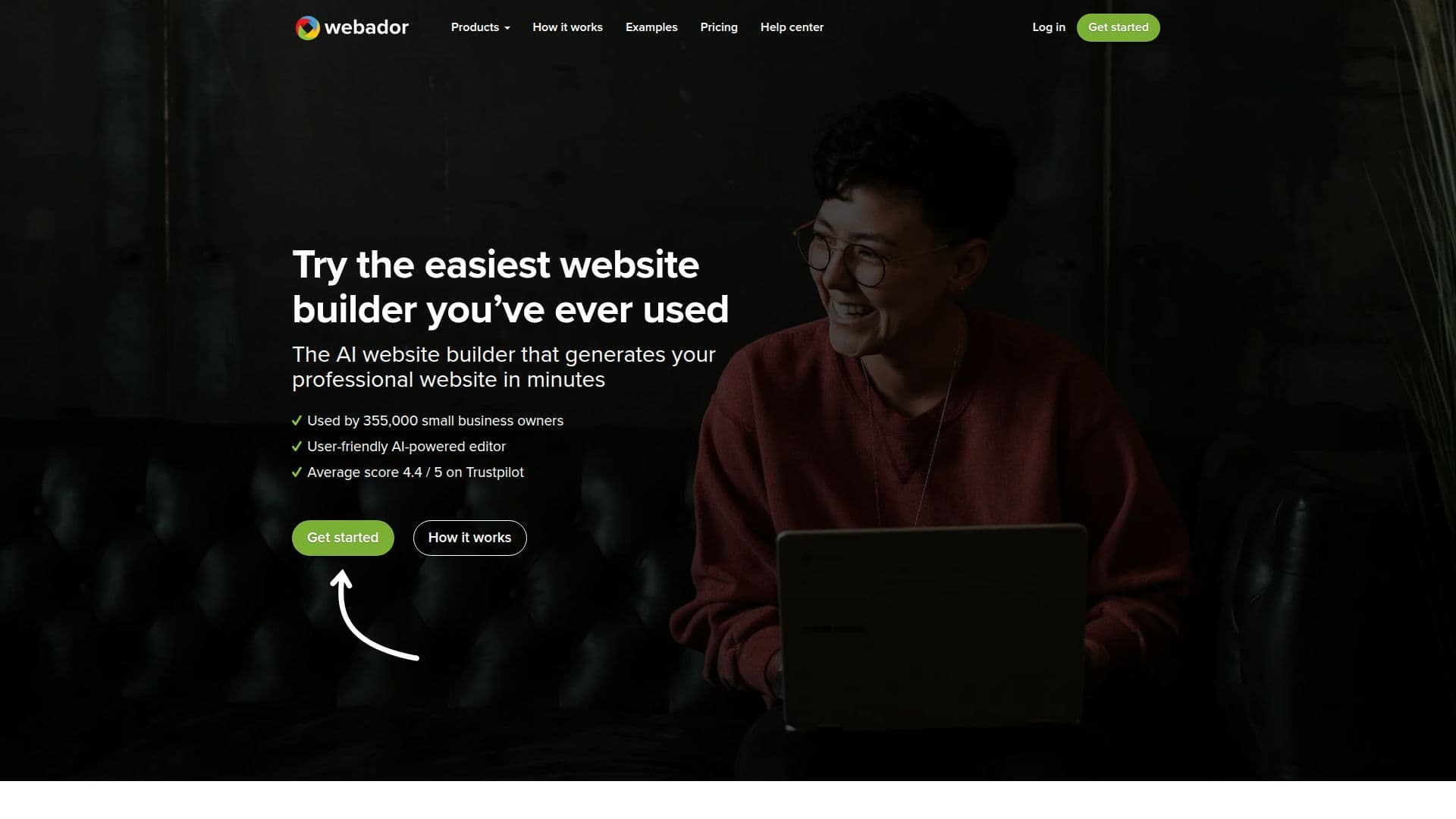 Webador AI 网站构建器 截图