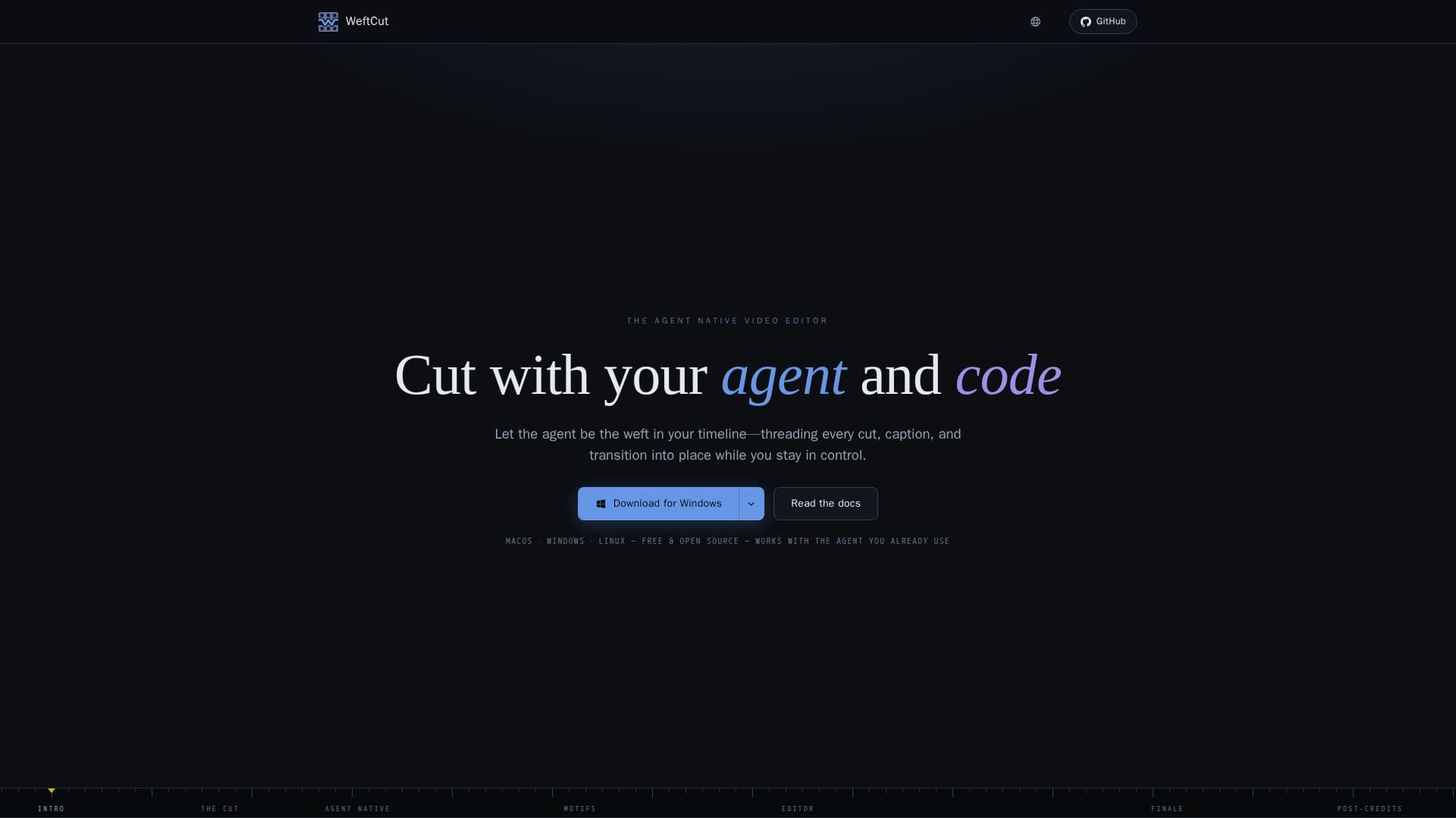 WeftCut screenshot