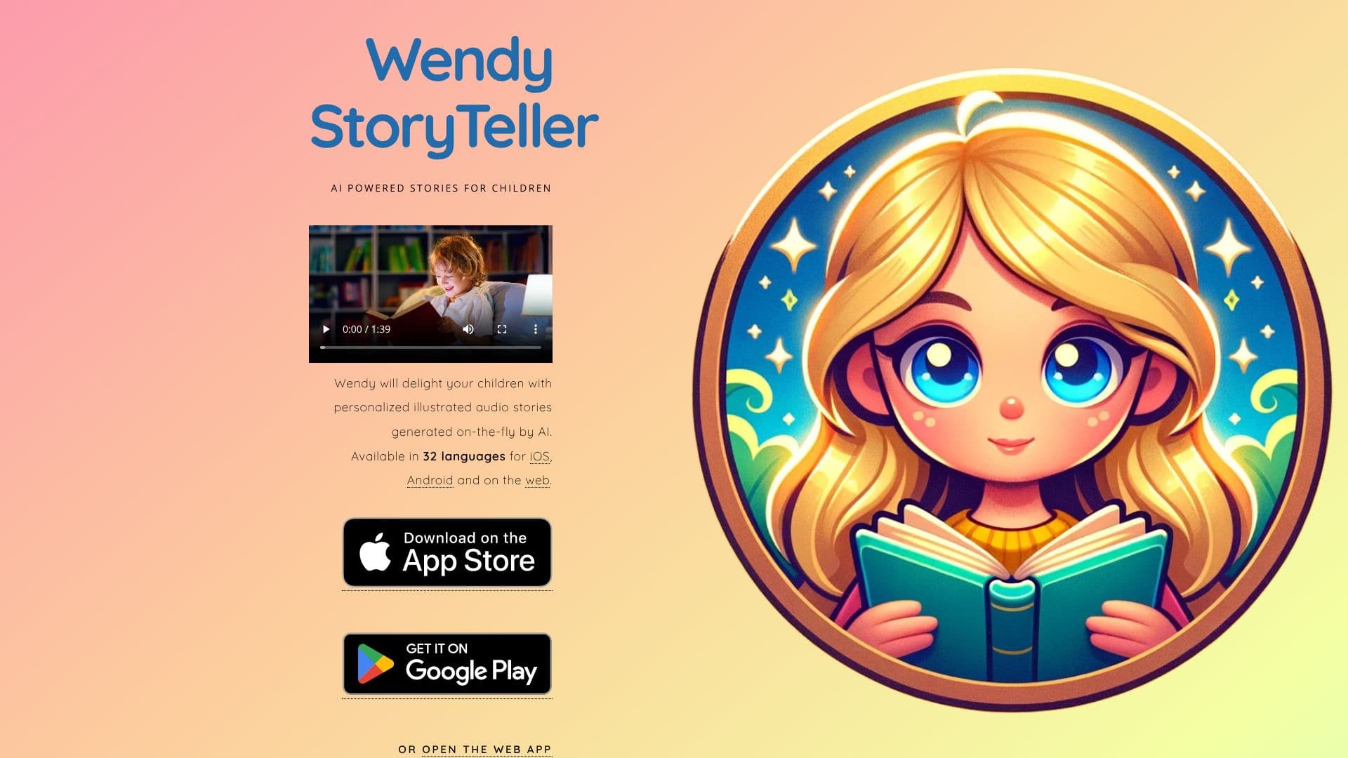 Capture d’écran de Wendy StoryTeller