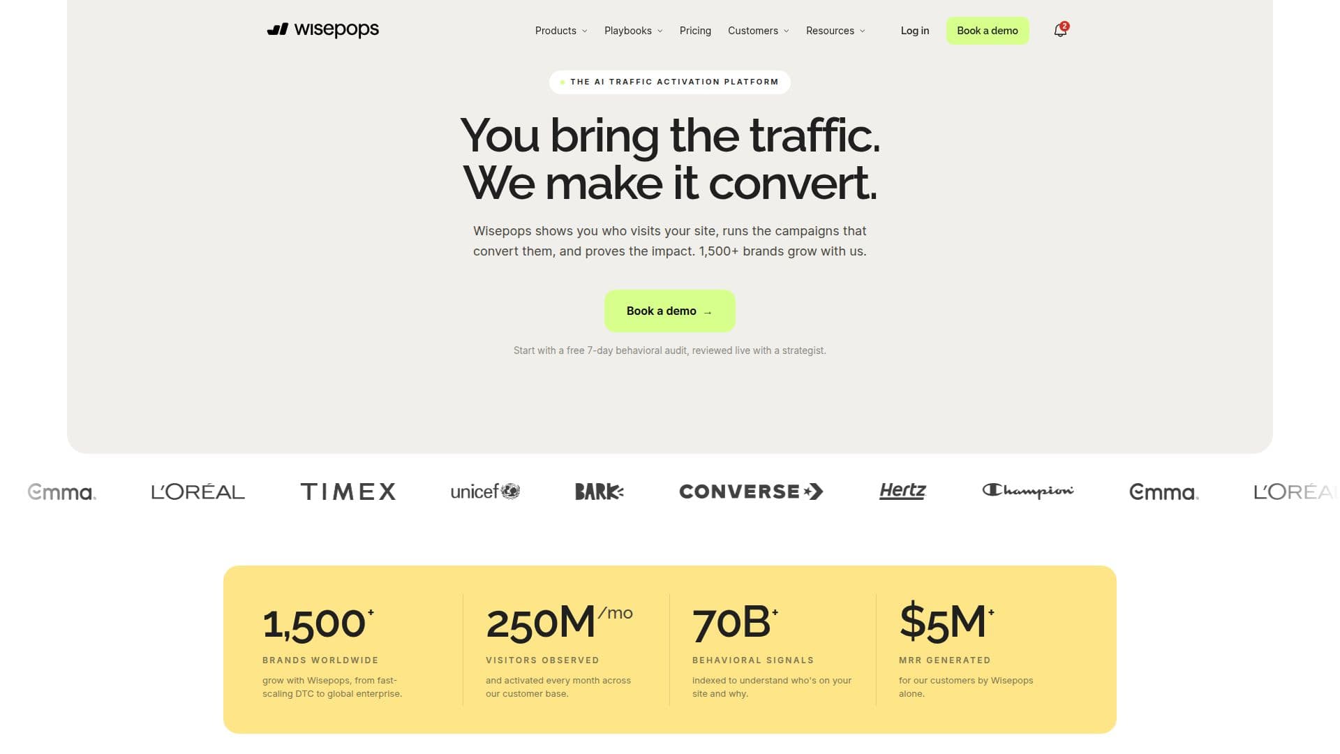 Wisepops: منصة تفعيل حركة المرور بالذكاء الاصطناعي screenshot