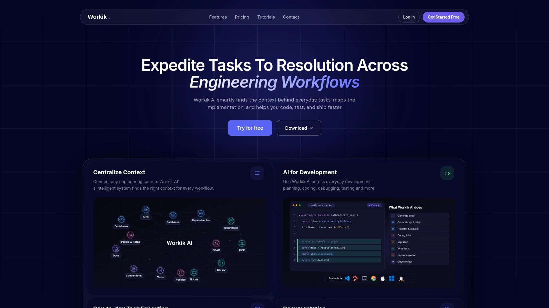 Workik AI screenshot