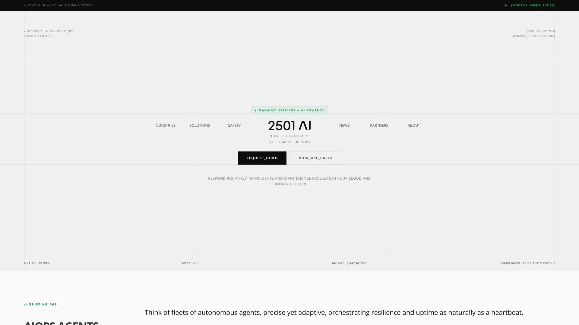 Capture d’écran de 2501 Agents IA Autonomes