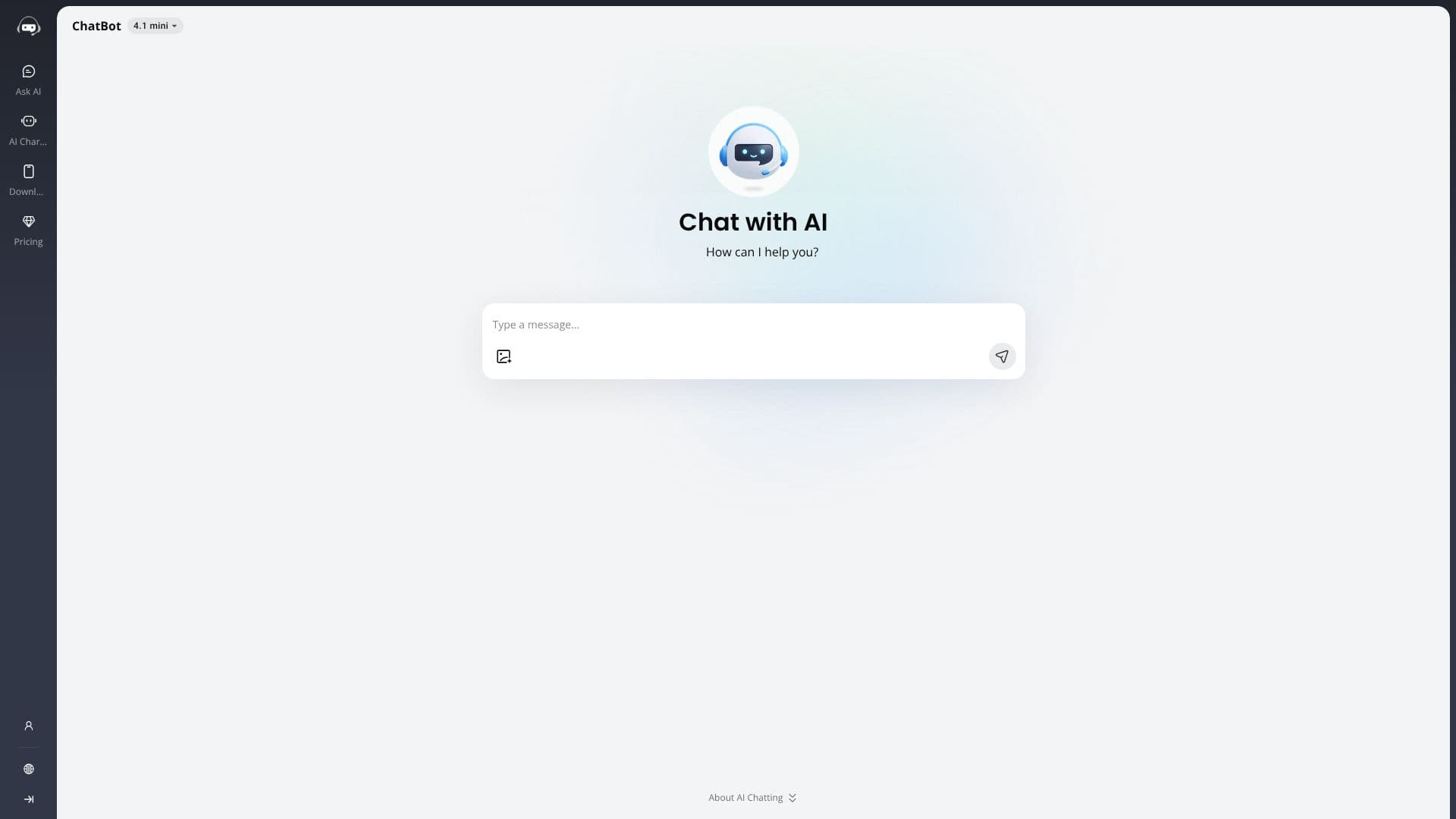 Aichatting.net screenshot