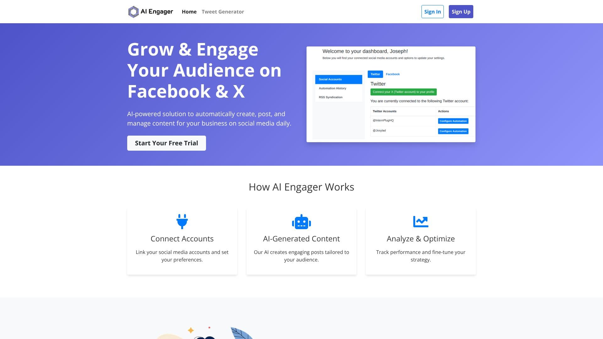 AI Engager 스크린샷