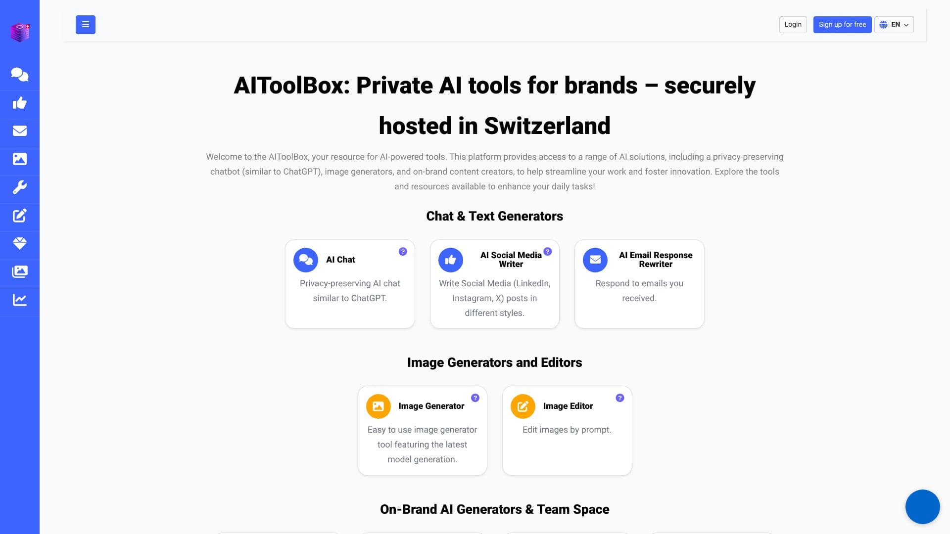 لقطة شاشة لـ AIToolBox
