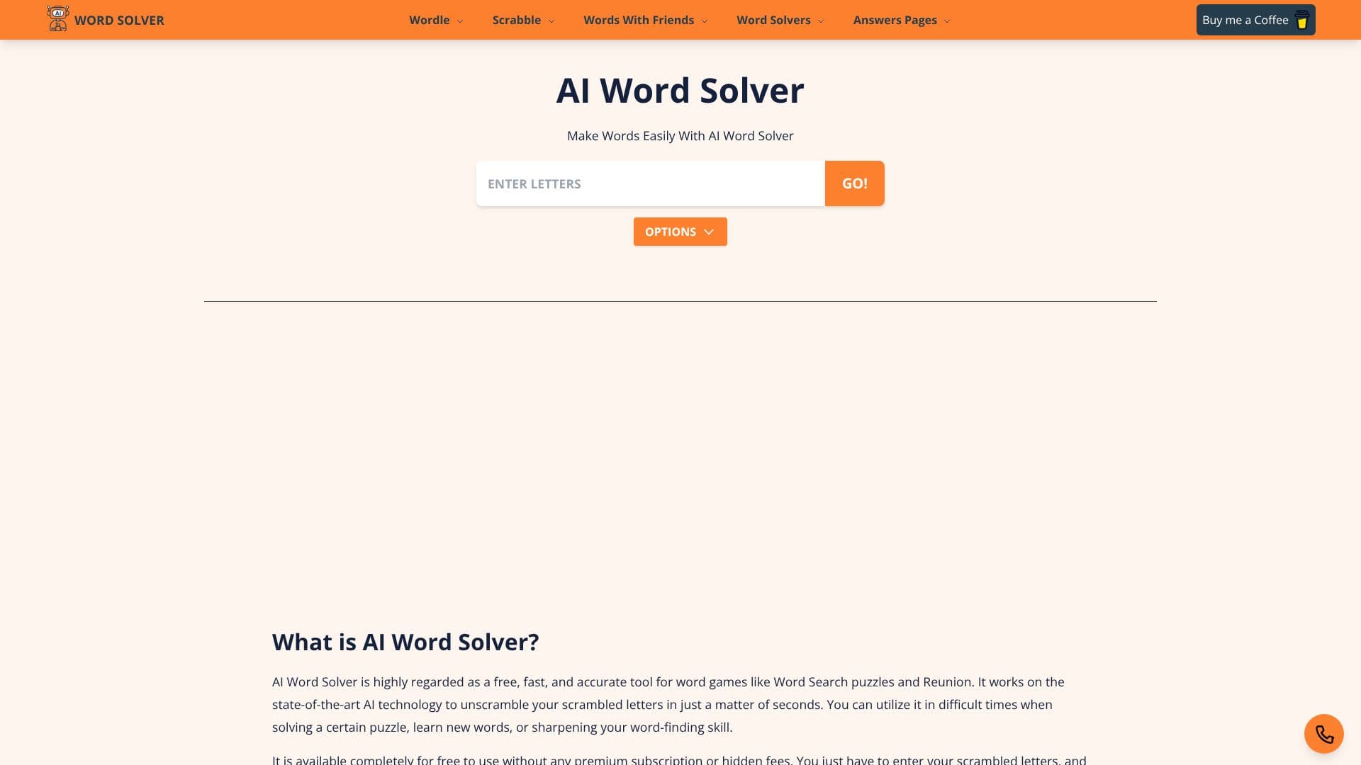 AI Word Solver screenshot