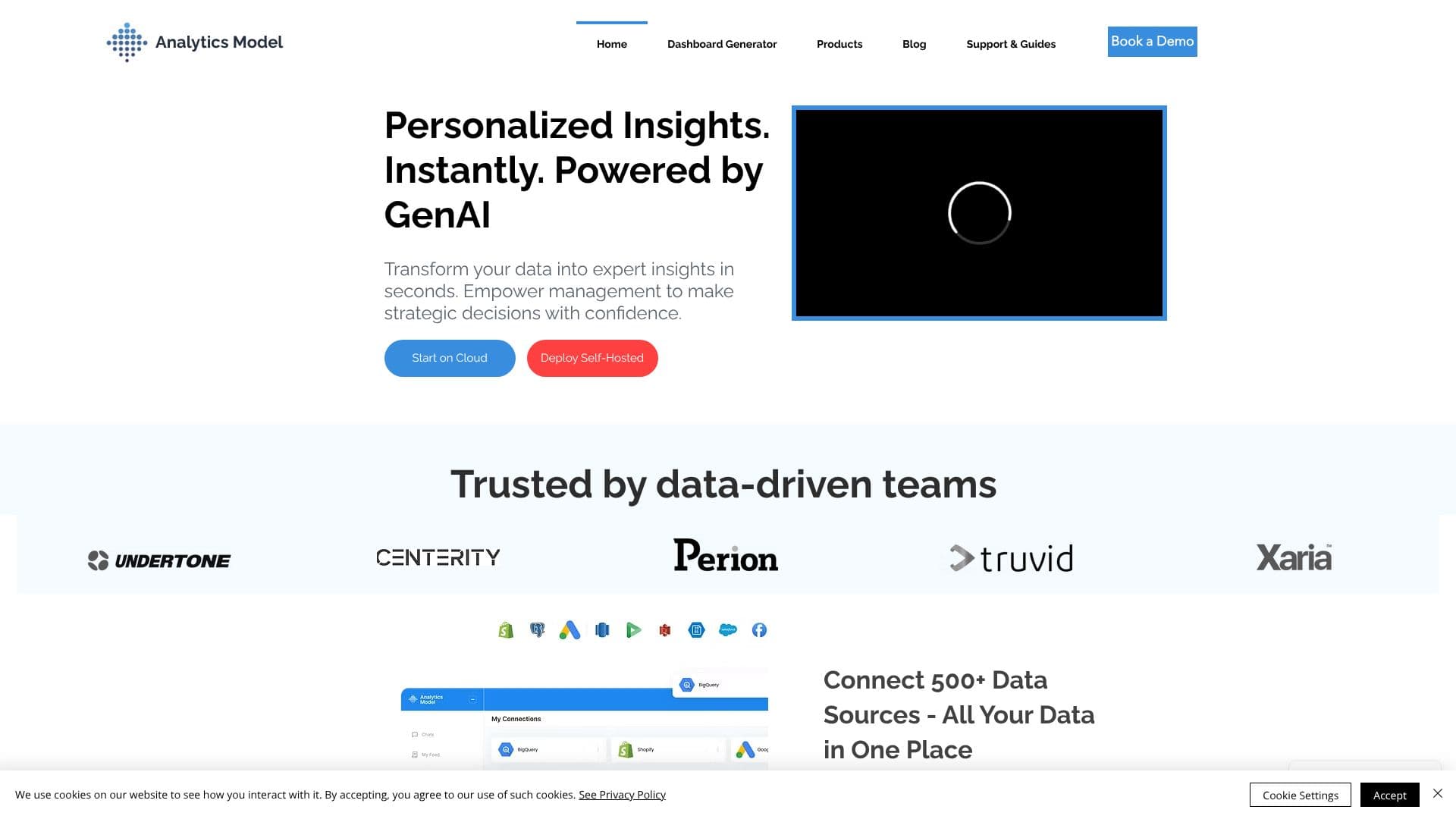 Capture d’écran de Analytics Model