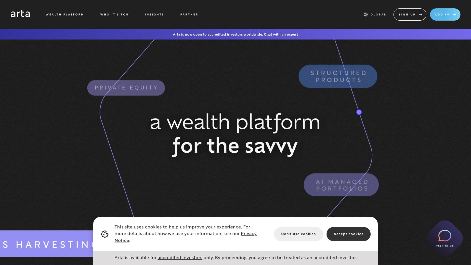 Arta: Invest in Private & Public Markets screenshot
