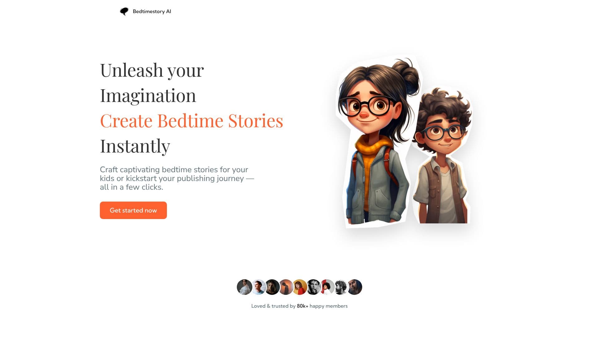 Bedtimestory.ai のスクリーンショット