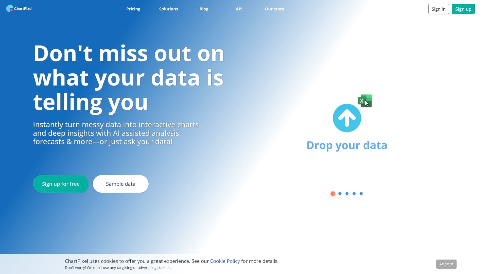 ChartPixel AI Data Analysis screenshot