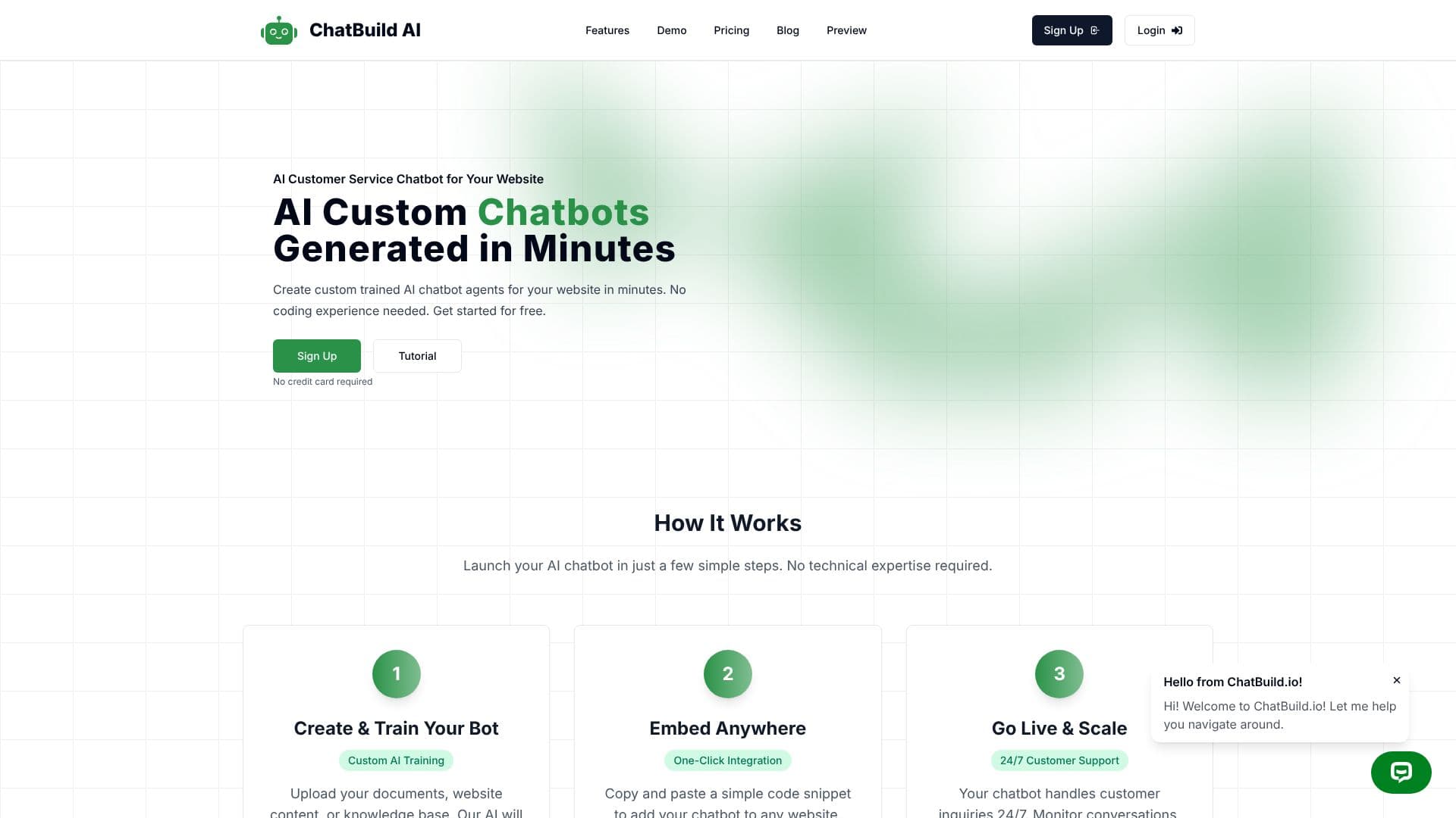 ChatBuild AI 스크린샷