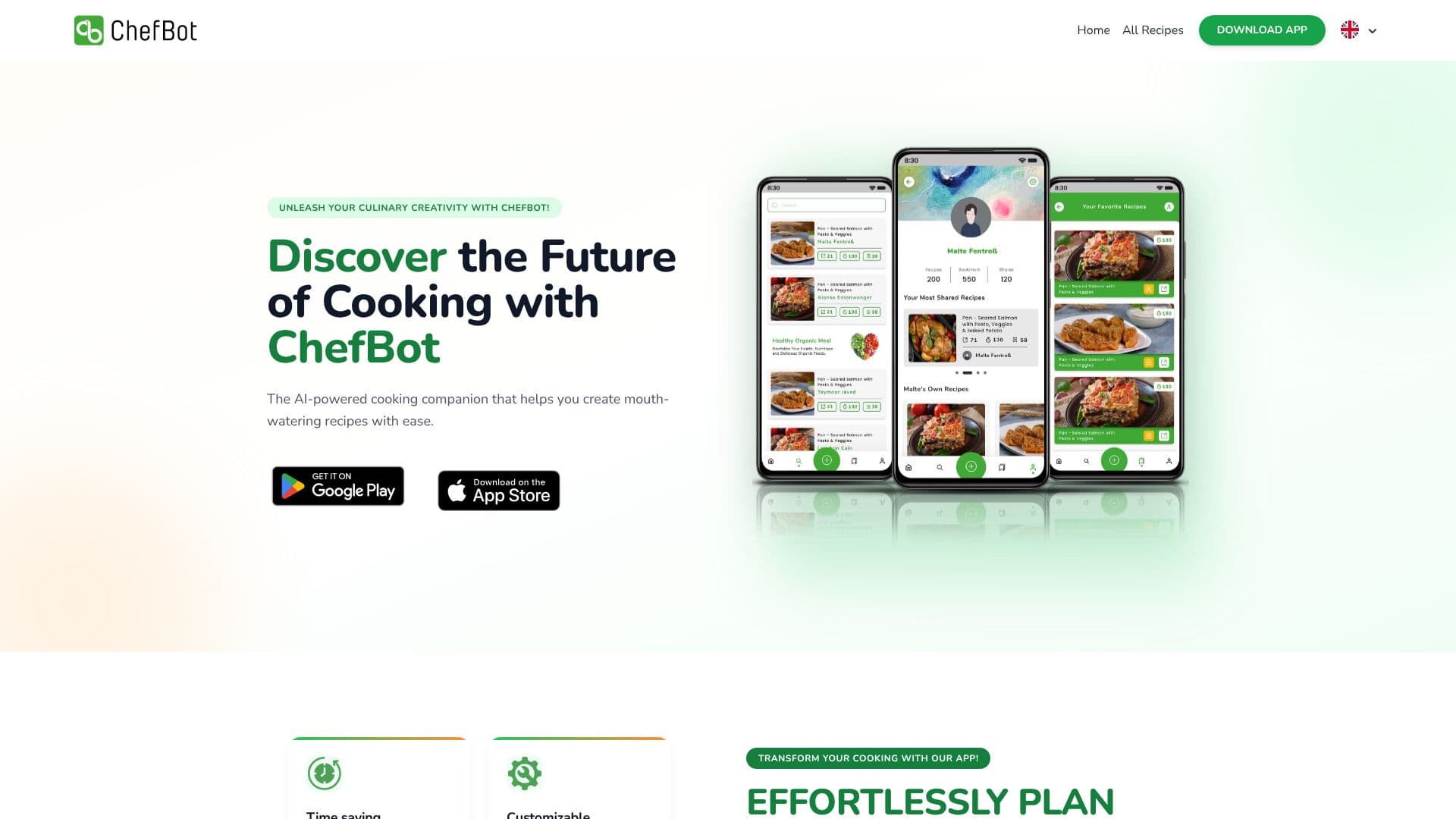 Captura de pantalla de ChefBot - Recetas con IA