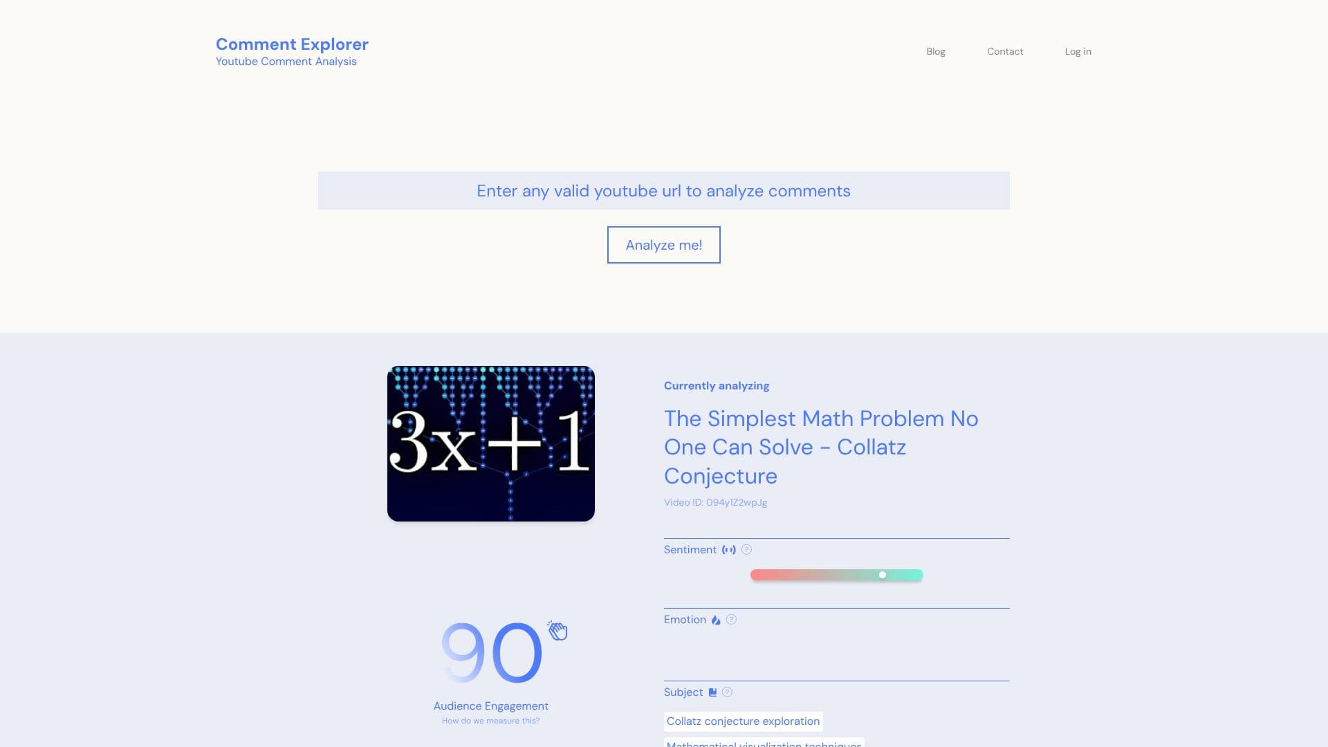 Comment Explorer screenshot