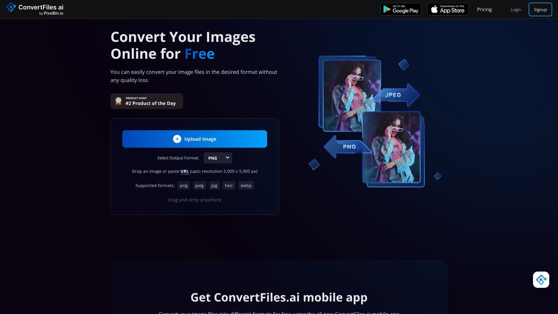 ConvertFiles.ai 图片转换器 截图
