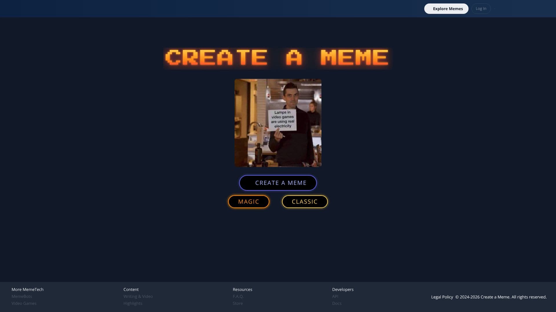 Create a Meme screenshot